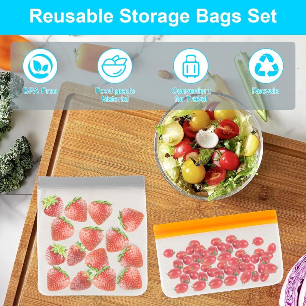 Best Reusable Food Storage Bags 2 WasteZeroEco