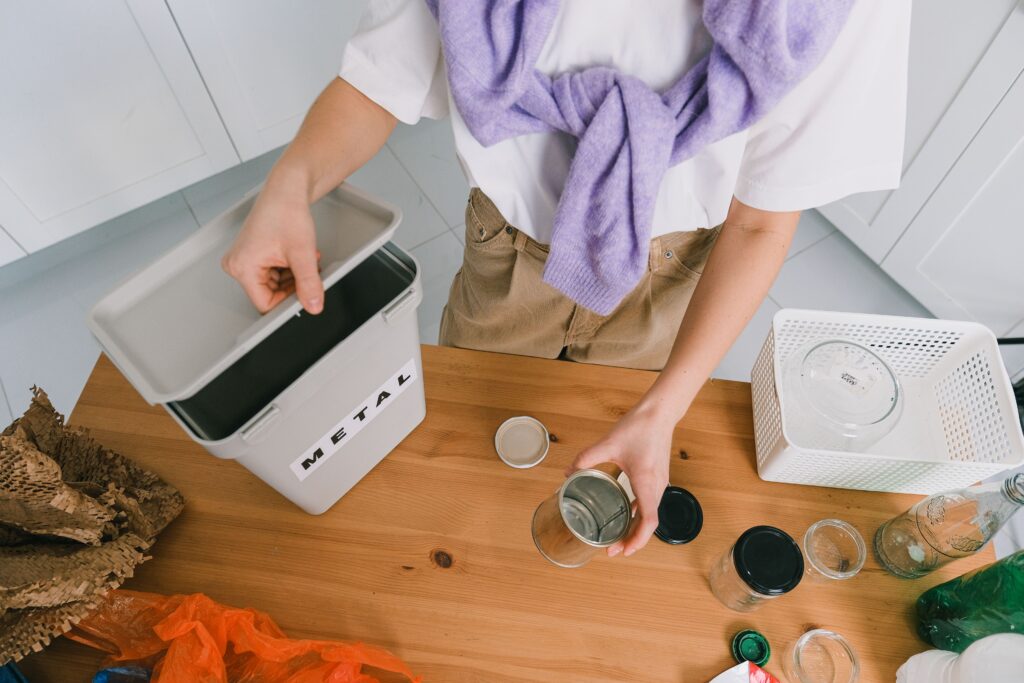 under counter kitchen waste bin