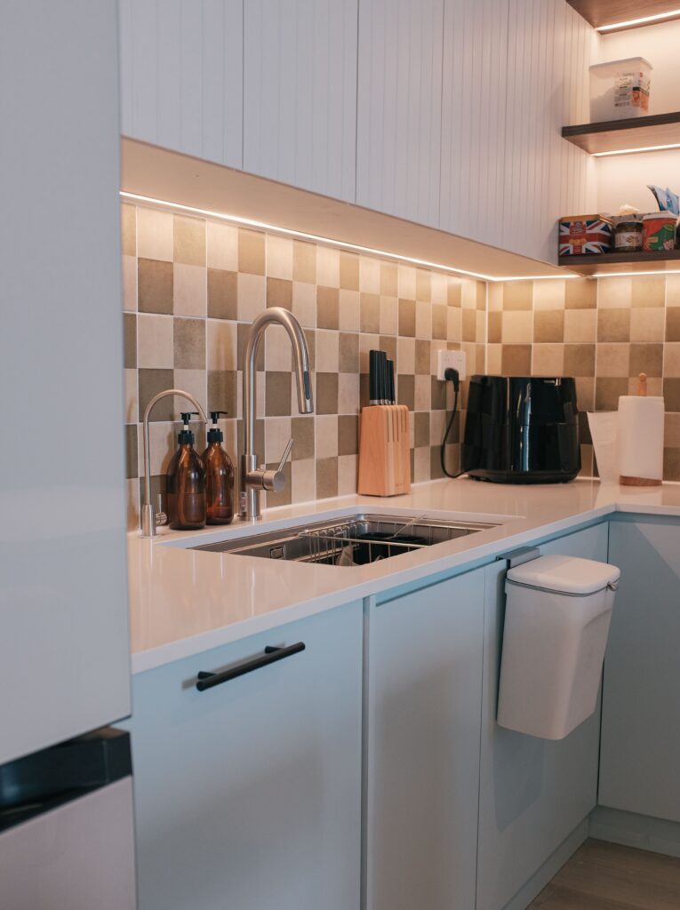 under counter kitchen waste bin WasteZeroEco